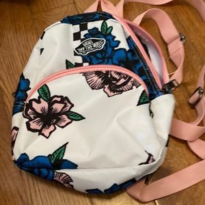 Vans Off The Wall Roses Floral Mini Backpack